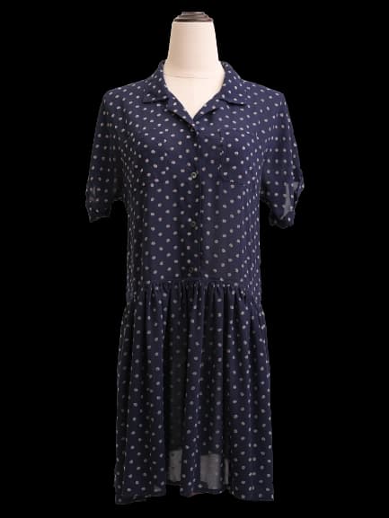 Jean-Paul Gaultier SA Blue Polyester Mini Dress — photo 1