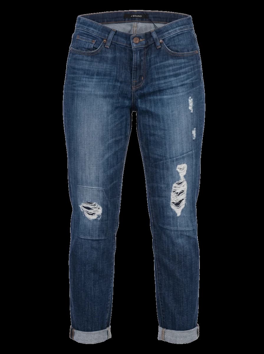 J Brand Blue Cotton Mom Jeans — photo 1