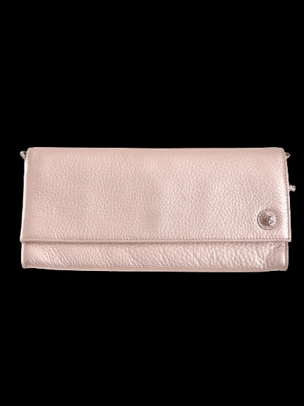 Pollini White Leather Evening Bag — 1