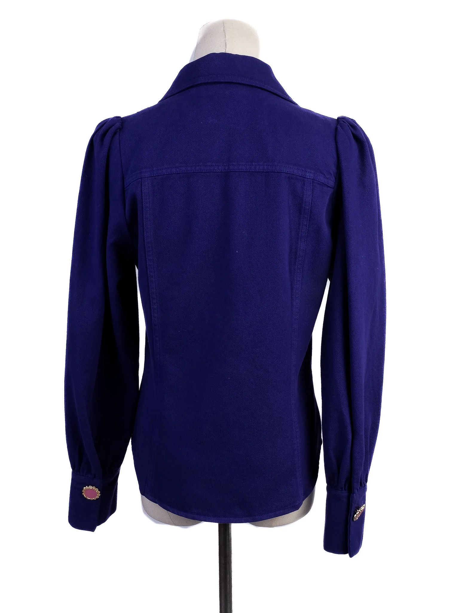 Uterque Purple Velvet Blazer — 3