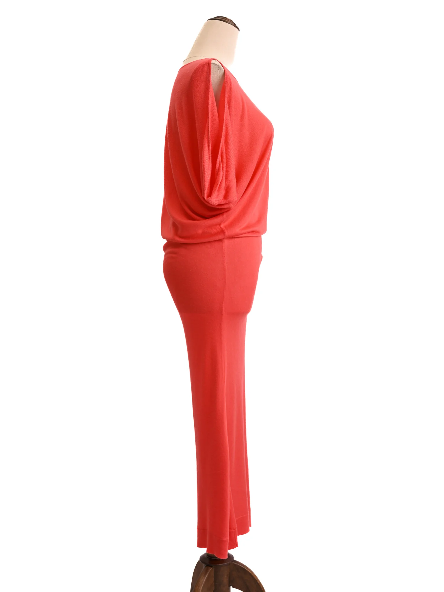 Alexander McQueen Red Cotton Maxi Dress — 2