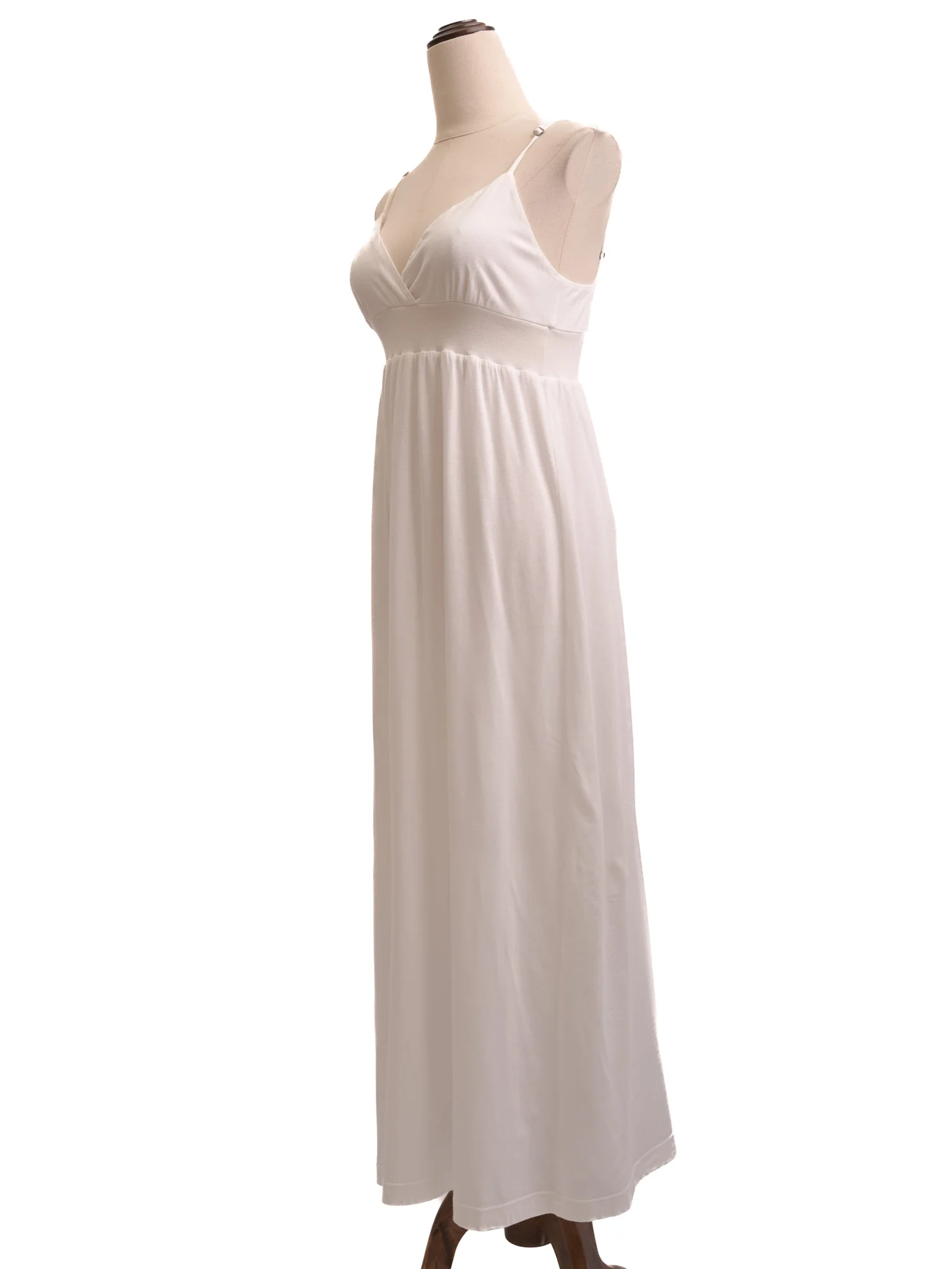 Standard James Perse White Cotton Sleeveless Dress — 2