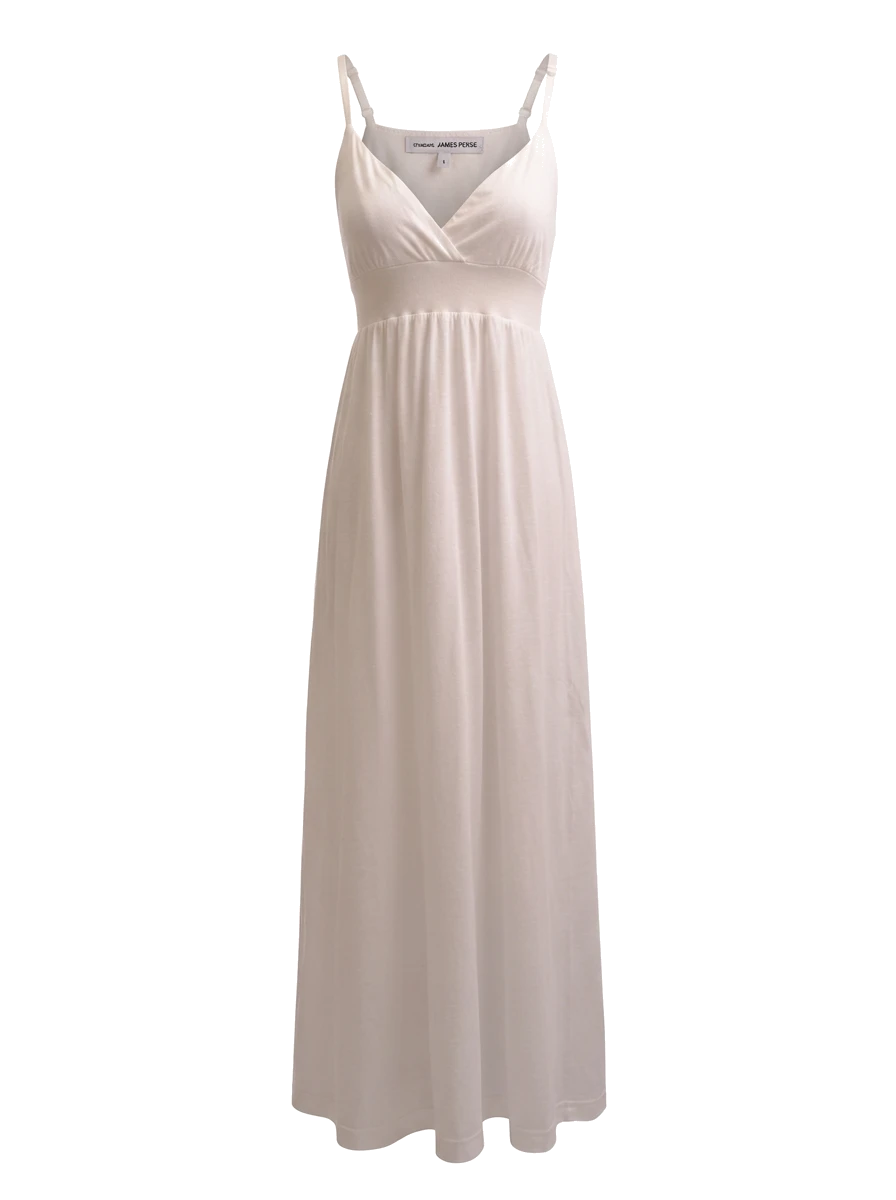 Standard James Perse White Cotton Sleeveless Dress
