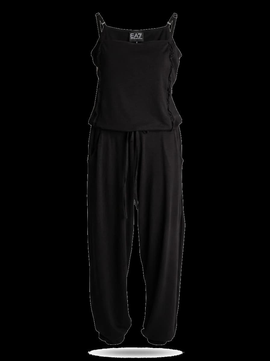 Emporio Armani Black Cotton Jumpsuit — photo 1