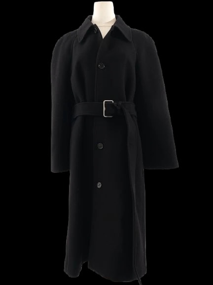 Burberry Black Wool Coat — 2