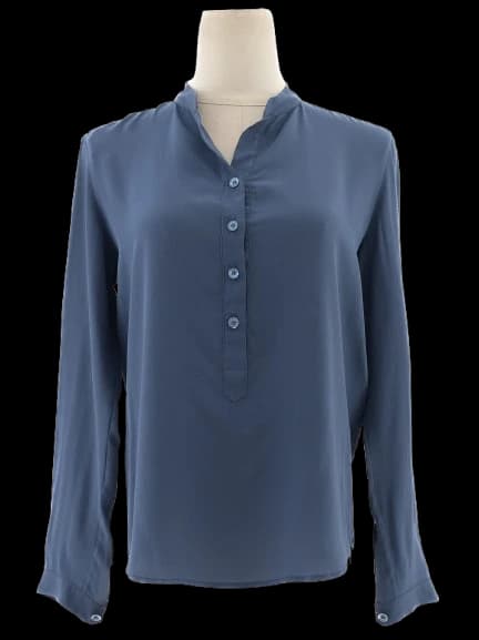 Stella McCartney Blue Silk Blouse — photo 1