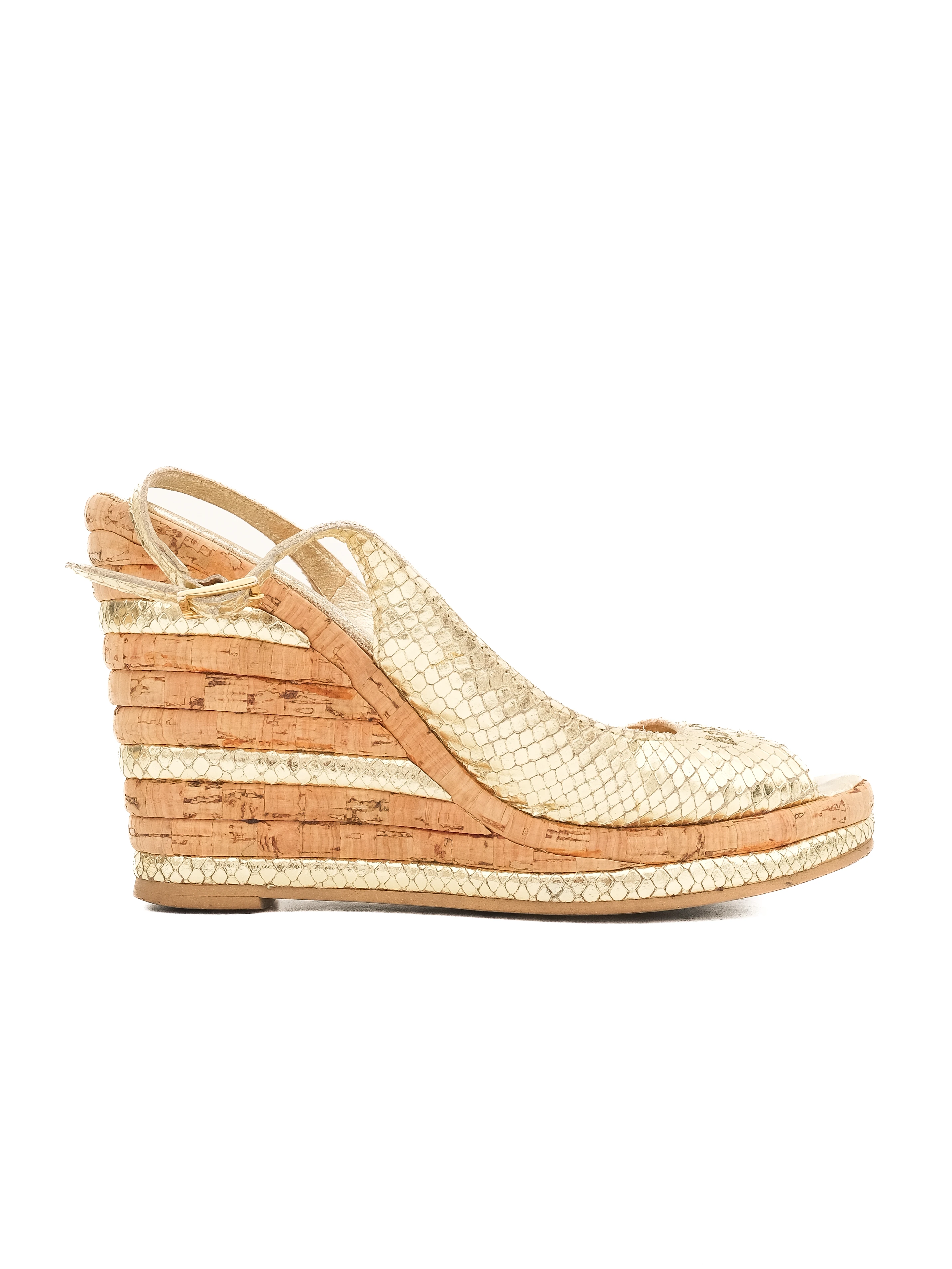 Baldinini Yellow Leather Sandals — 2