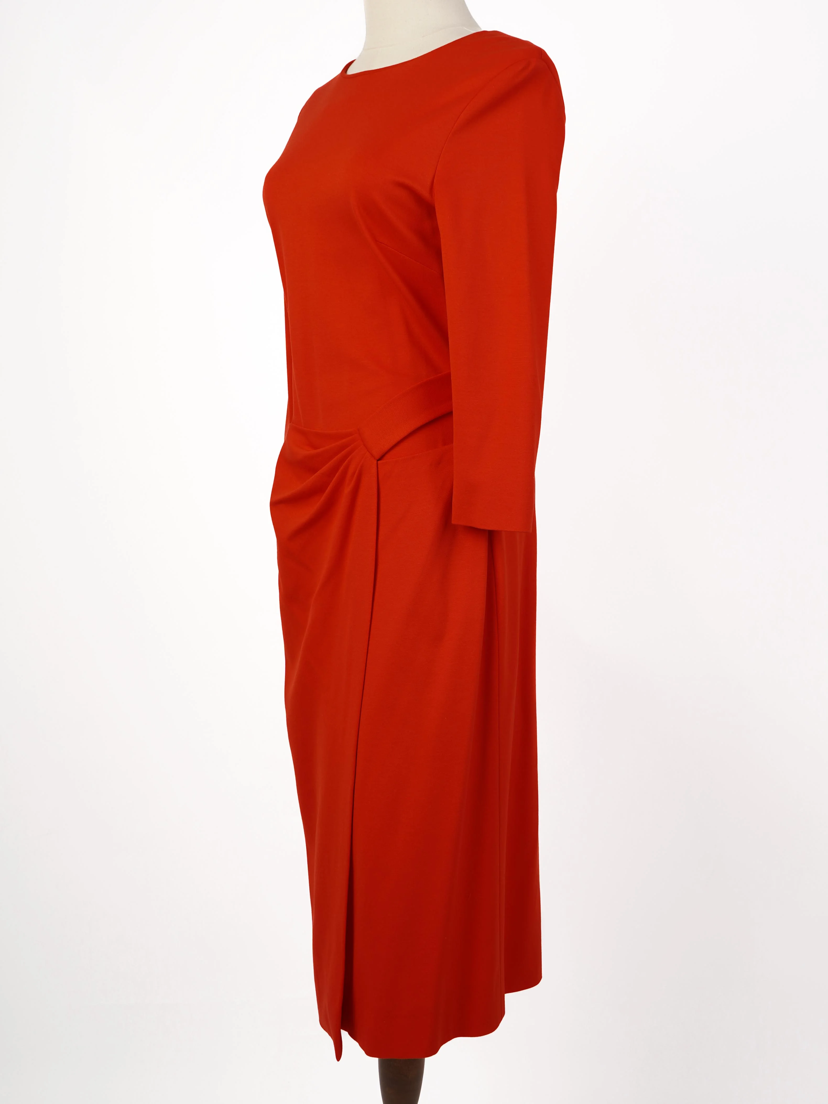 Escada Red Viscose Maxi Dress — 2