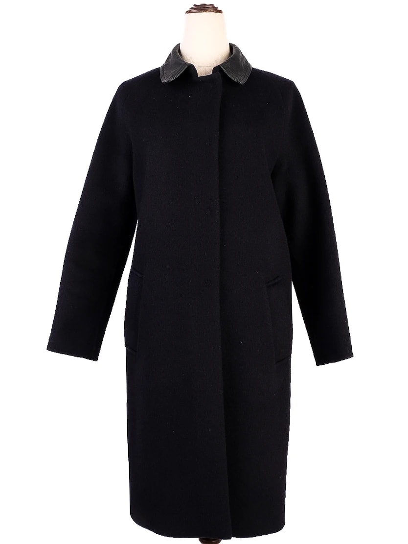 Sandro Black Wool Coat — 3
