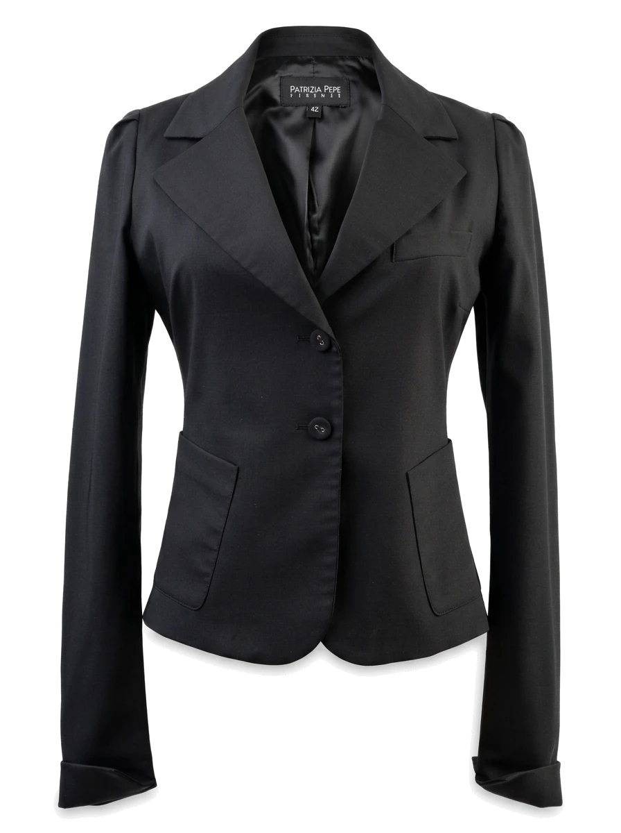 Patrizia Pepe Black Wool Blazer — 1