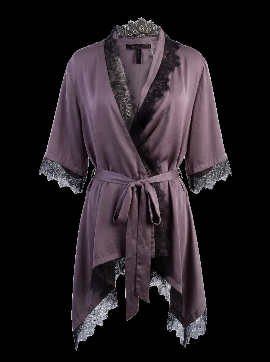 BCBGMaxazria Gray Polyester Blouse — photo 1