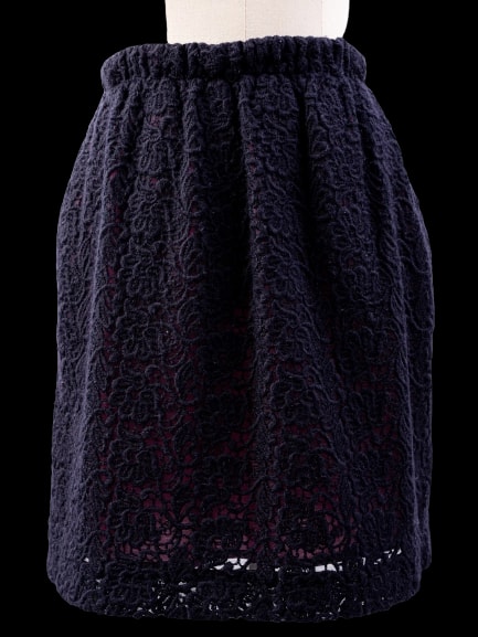 Pennyblack Black Polyester A-Line Skirt — 1