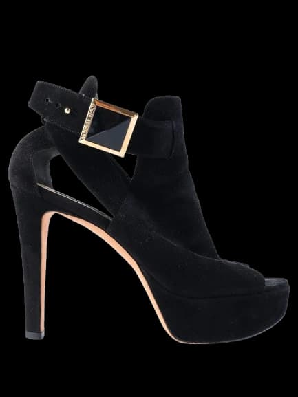 Louis Vuitton Black Leather Sandals — photo 1