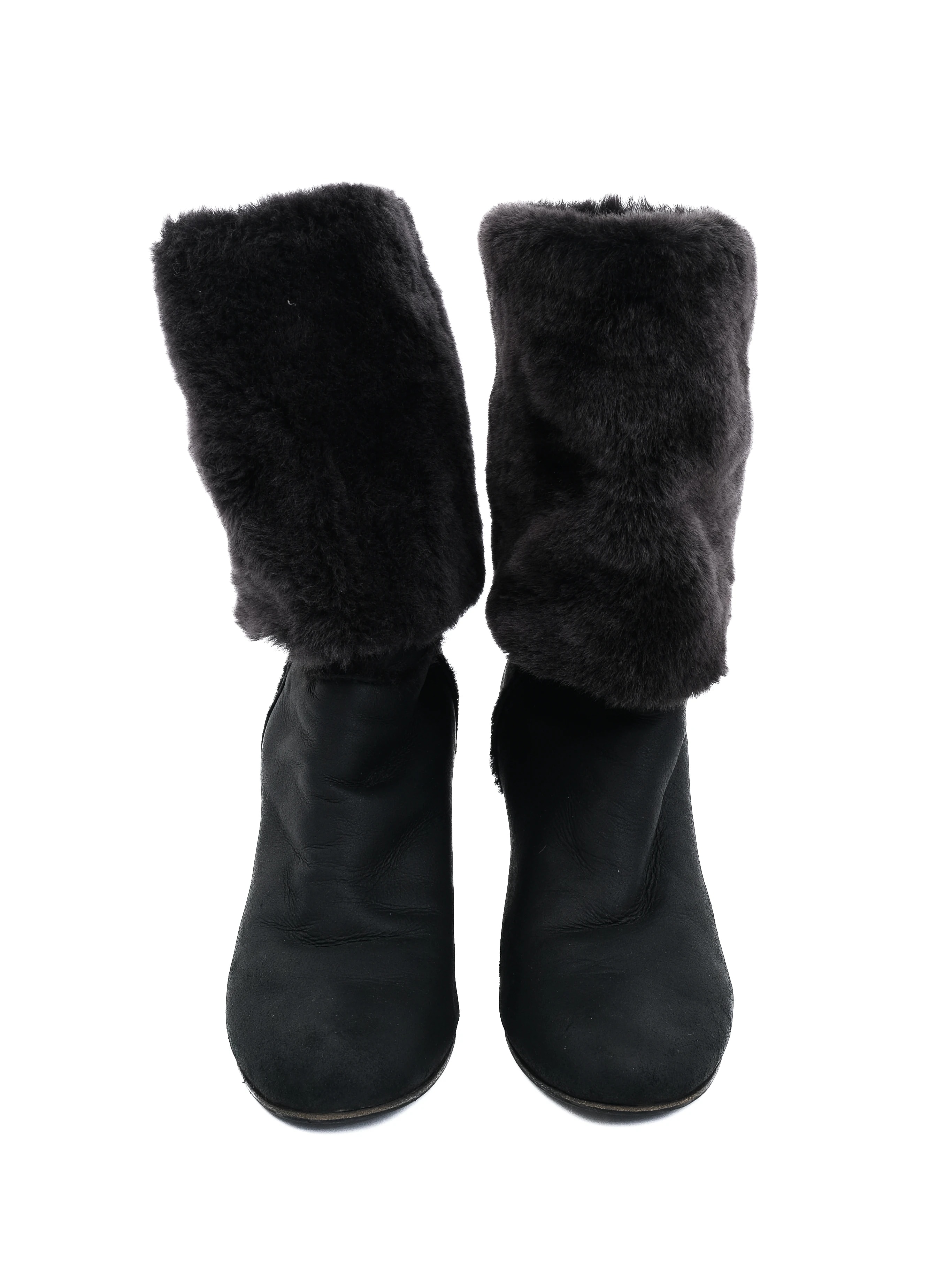 Casadei Black Leather Boots — 2