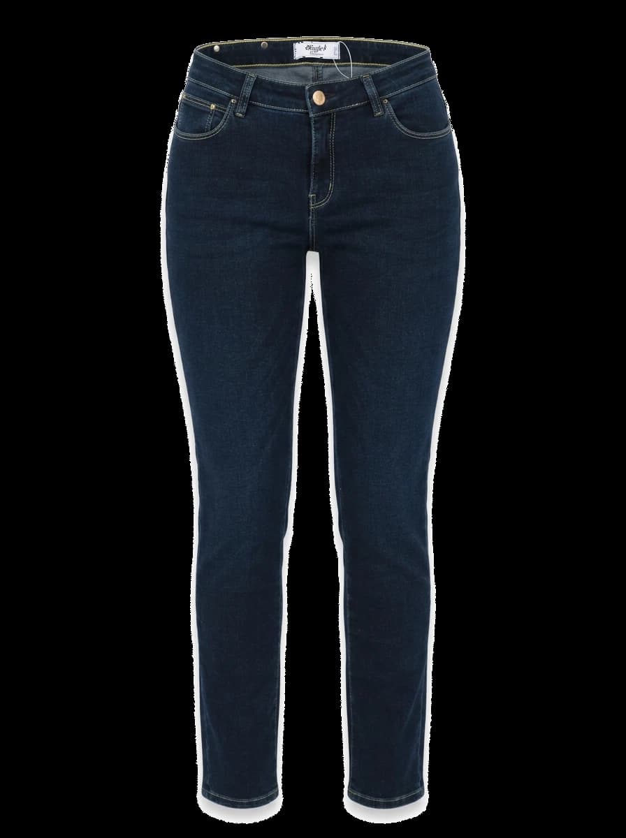 Blumarine Blue Cotton Skinny Jeans