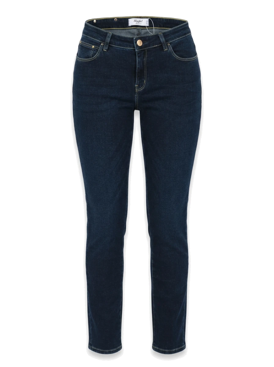 Blumarine Blue Cotton Skinny Jeans — 1