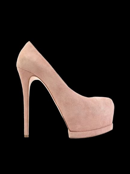 Gianmarco Lorenzi Pink Leather Pumps — photo 1