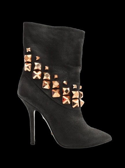 Greymer Black Leather Boots — 1