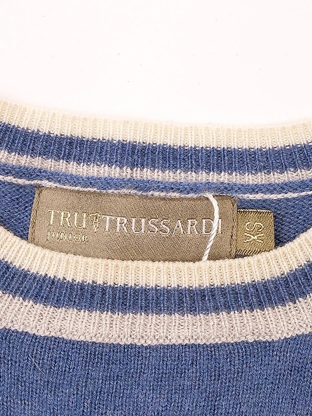 Trussardi Blue Viscose Sweater — 3