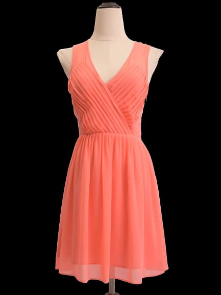 Armani Exchange Pink Silk Mini Dress — photo 1