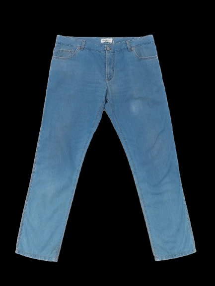 Castello d'Oro Blue Cotton Skinny Jeans — 1