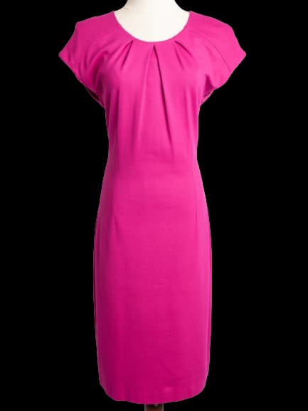 Escada Pink Polyester Sleeveless Dress — photo 1