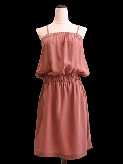 Armani Jeans Orange Cupro Sundress