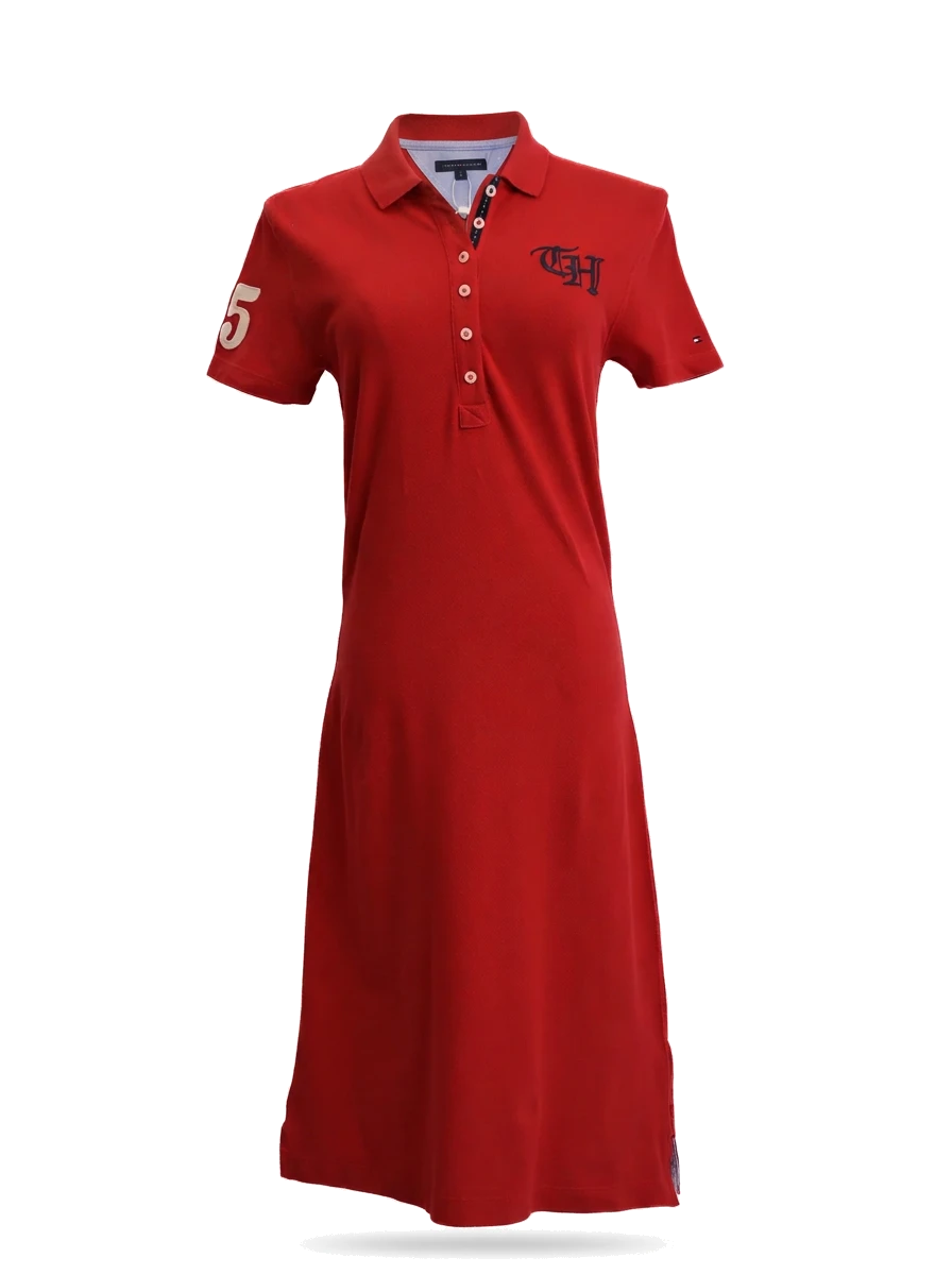 Tommy Hilfiger Red Maxi Dress — 1