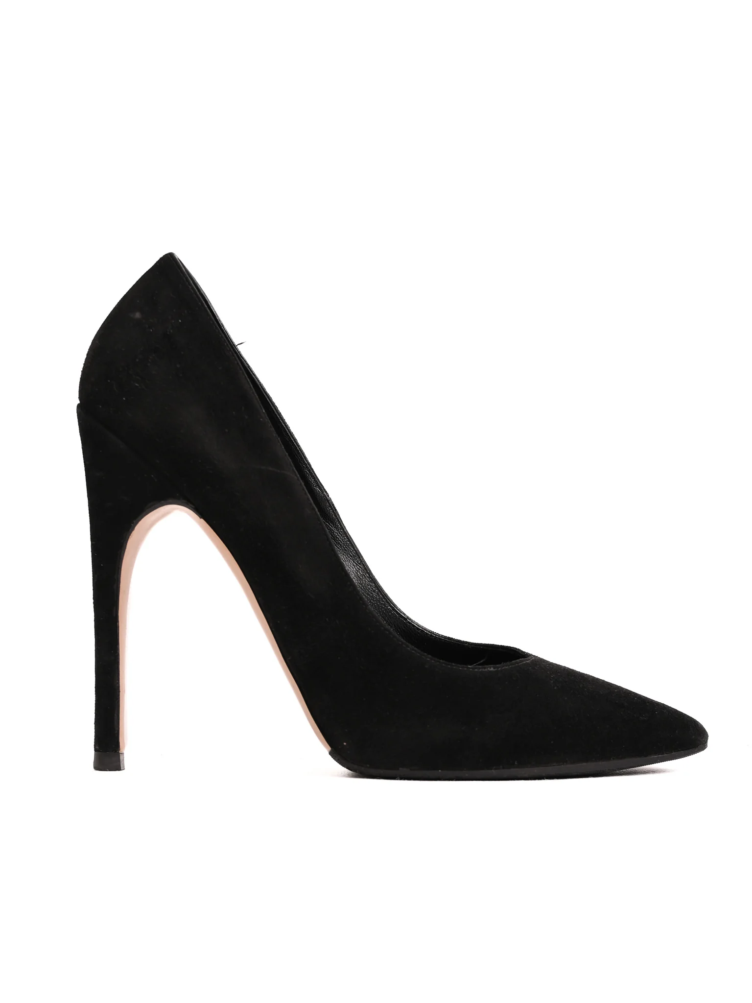 Gianvito Rossi Black Velvet High Heel Pumps — 3