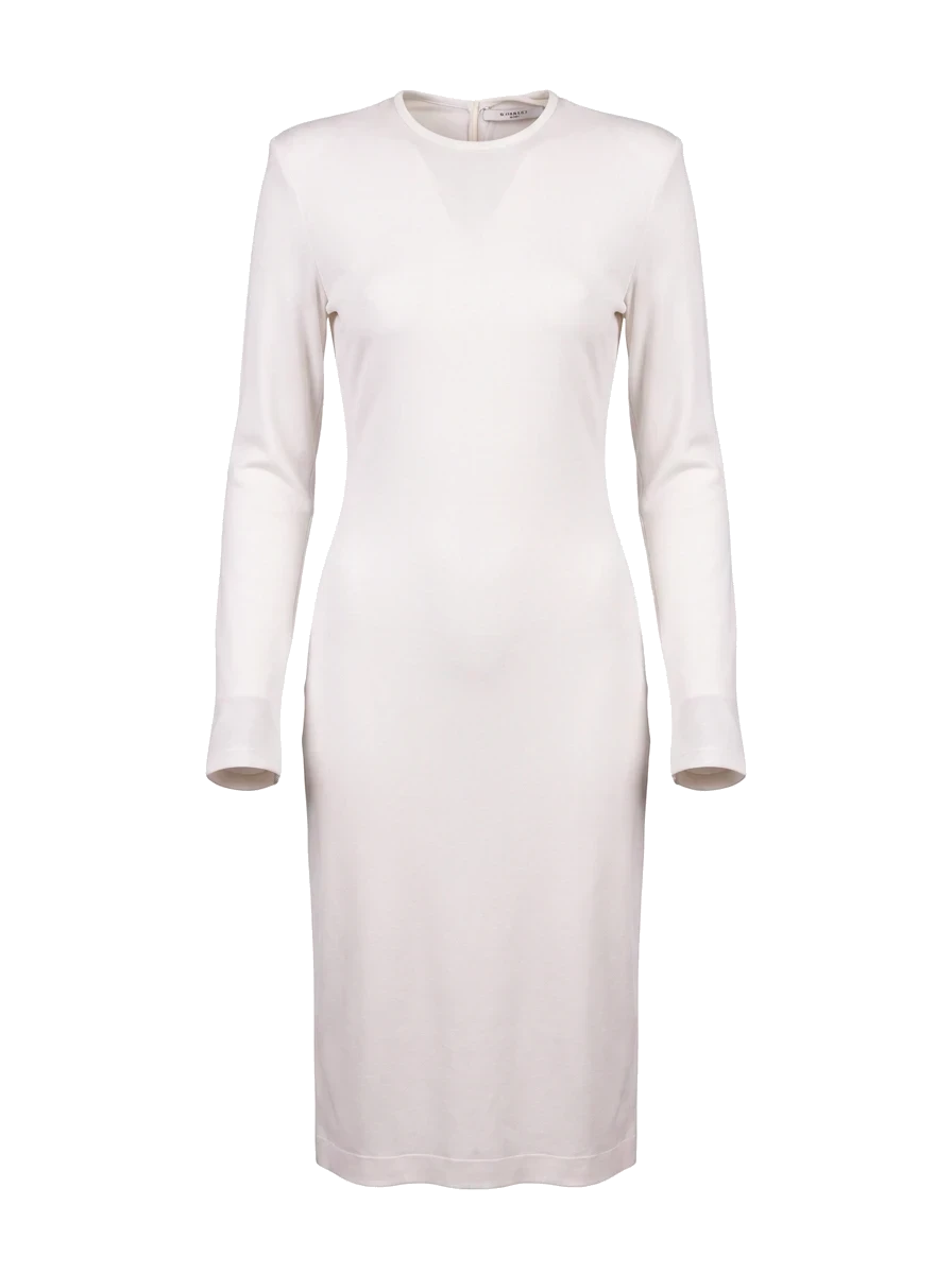 Givenchy White Viscose Maxi Dress — photo 1