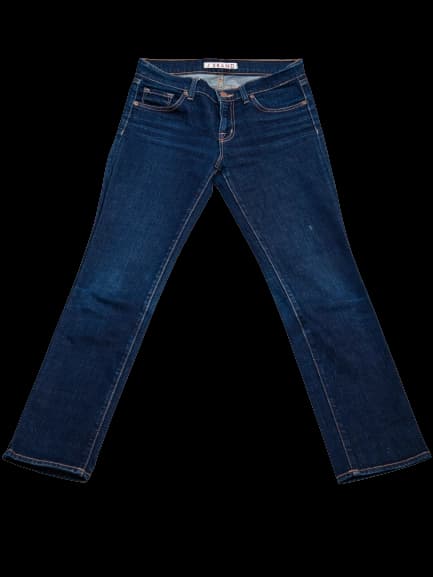 J Brand Blue Cotton Straight Jeans — photo 1