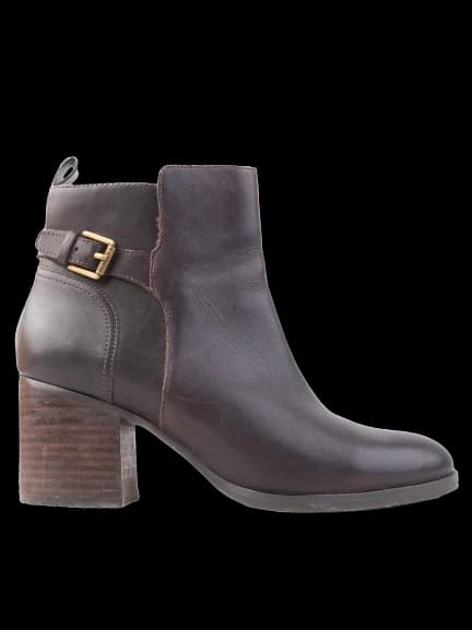 Ralph Lauren Orange Leather Boots