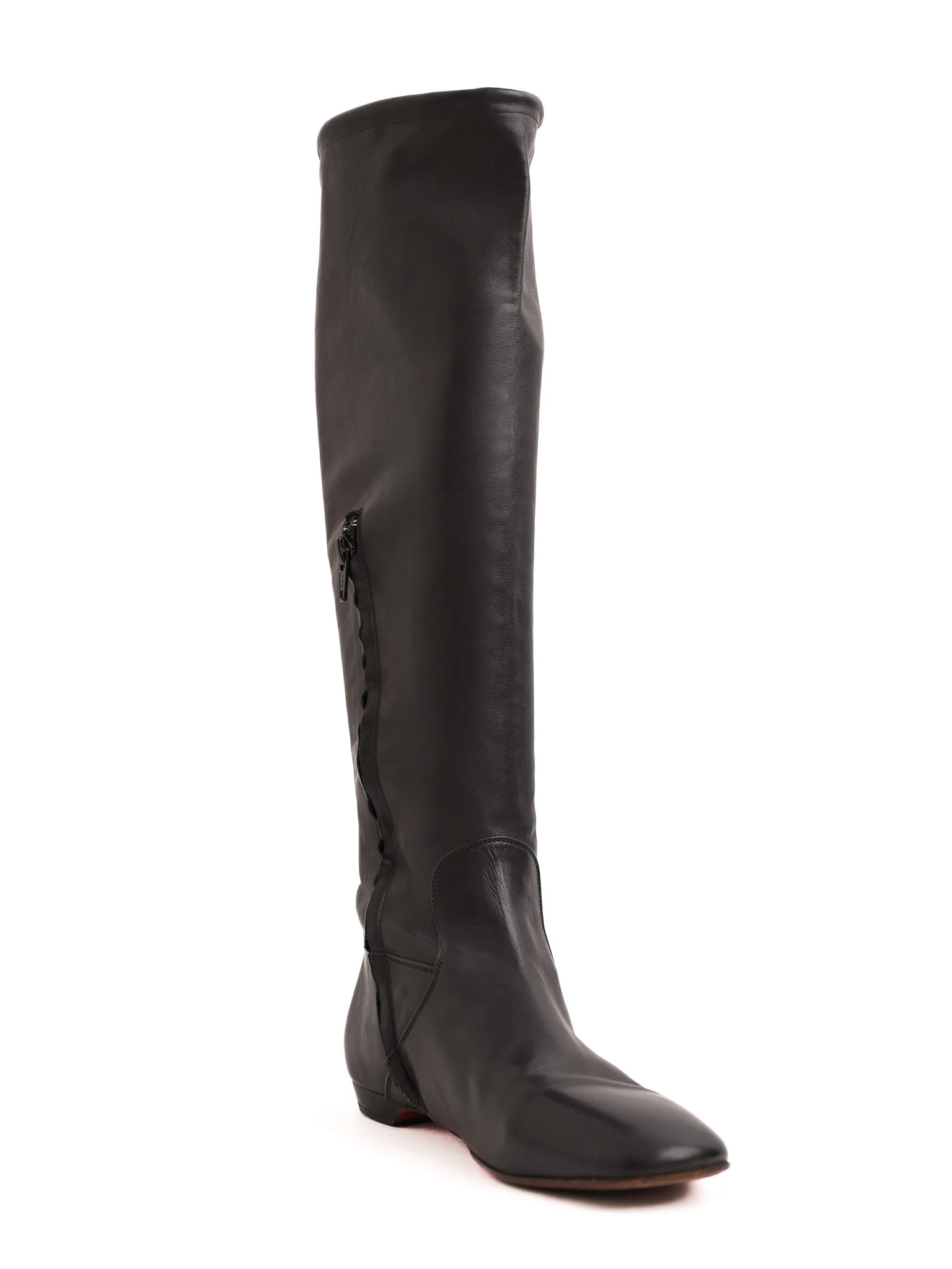 Christian Louboutin Black Leather Boots — 3