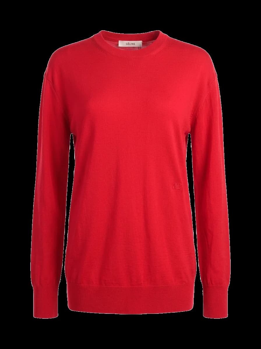 Celine Red Wool Sweater — photo 1