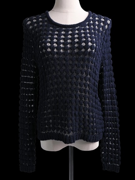 Armani Jeans Blue Wool Pullover — 1