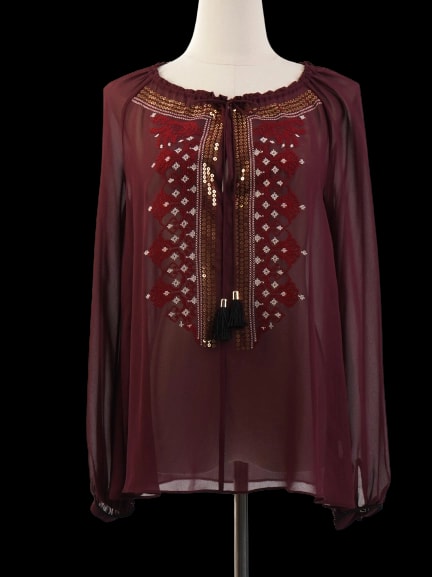 Altuzarra Red Cotton Blouse — 1