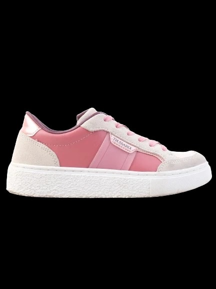 Trussardi Leather Canvas Sneakers — 1