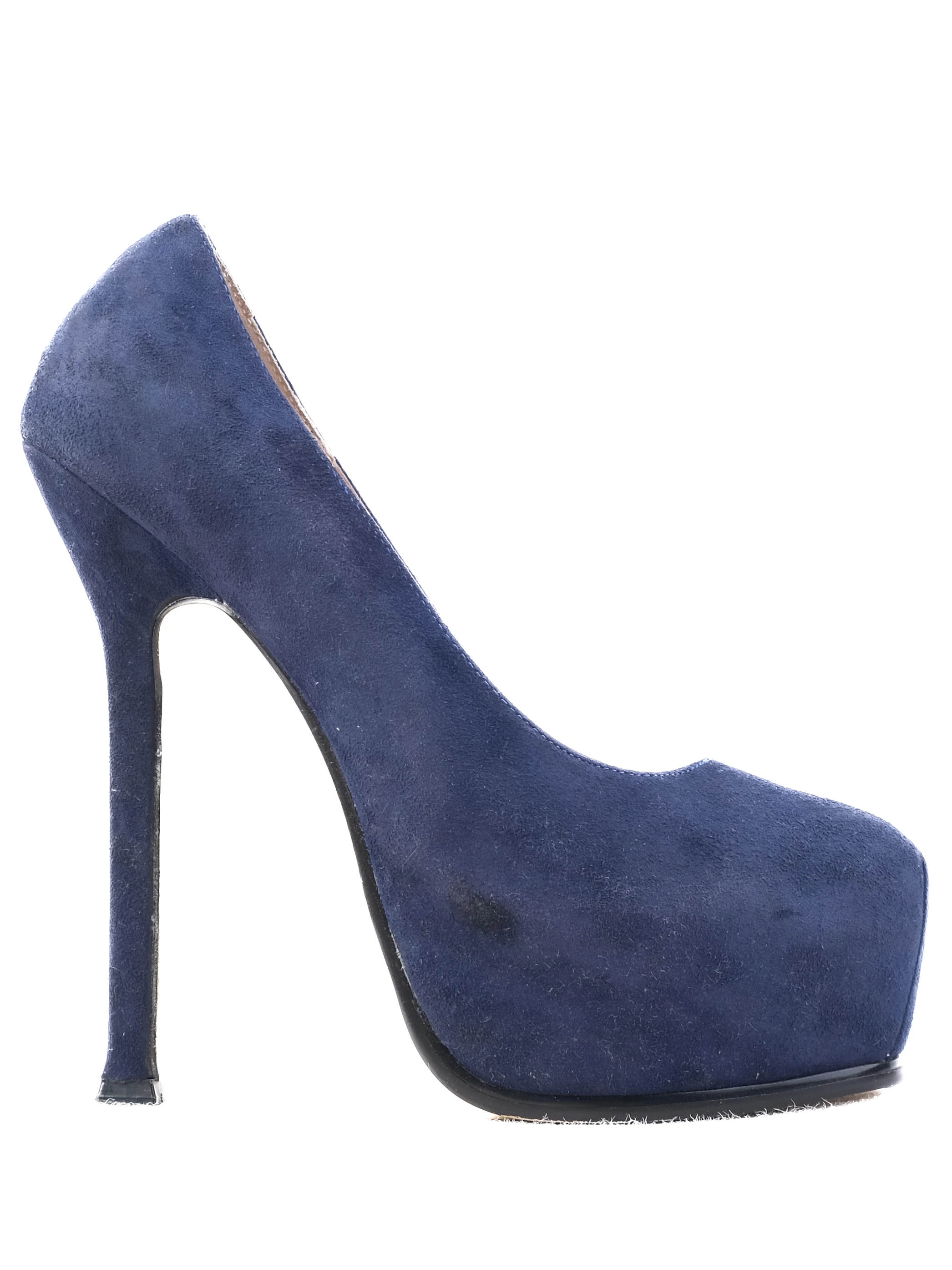 YSL Blue Leather Pumps — 2