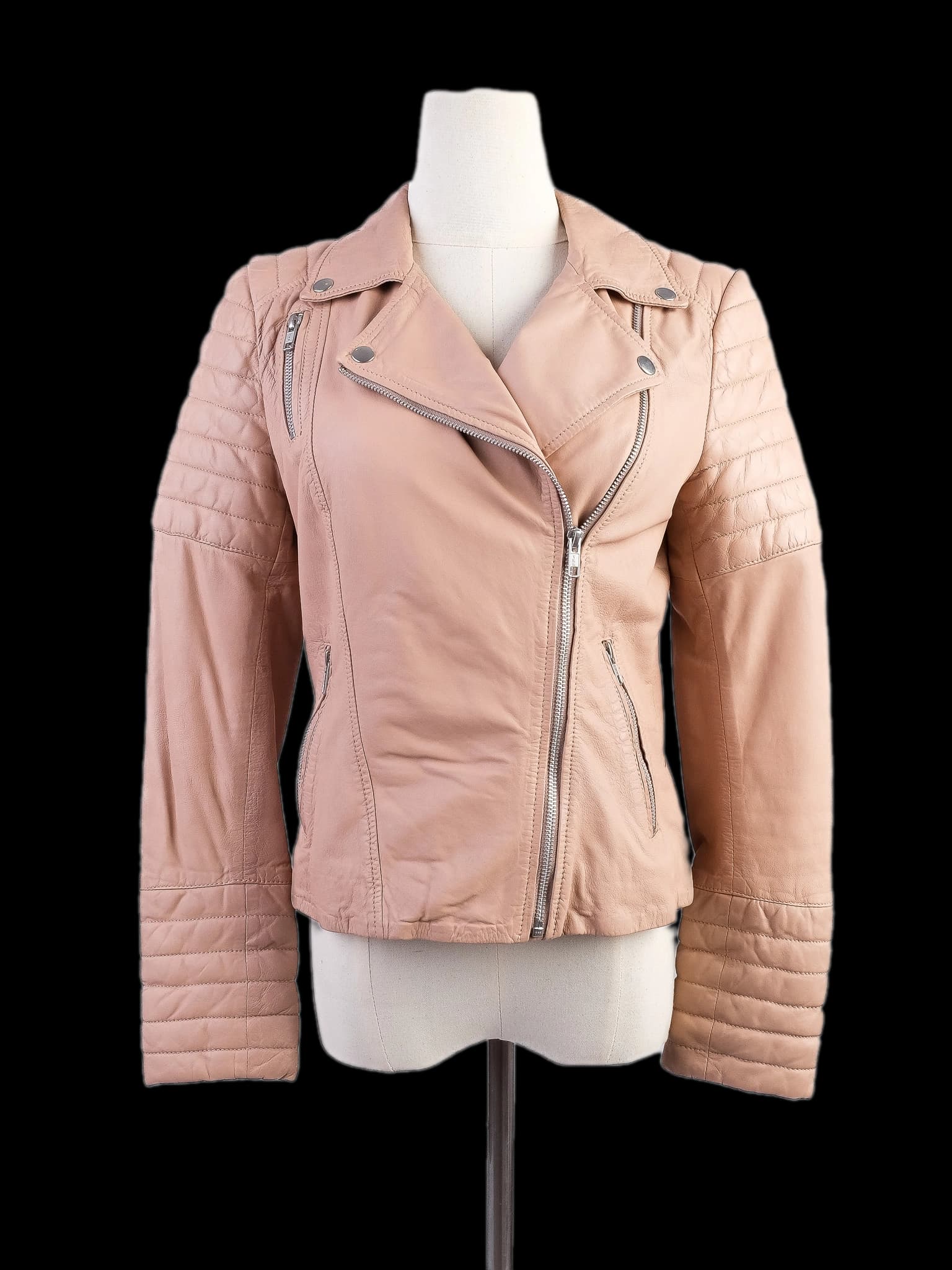Muubaa White Leather Jacket — photo 1
