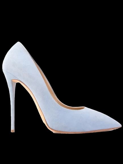 Giuseppe Zanotti Blue Leather Pumps — photo 1