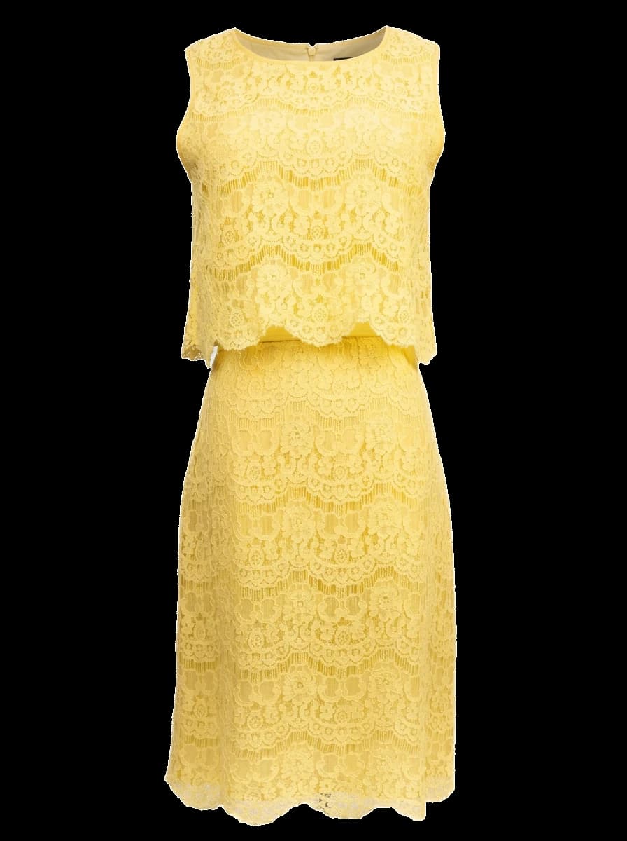 Armani Jeans Yellow Cotton Sleeveless Dress — photo 1