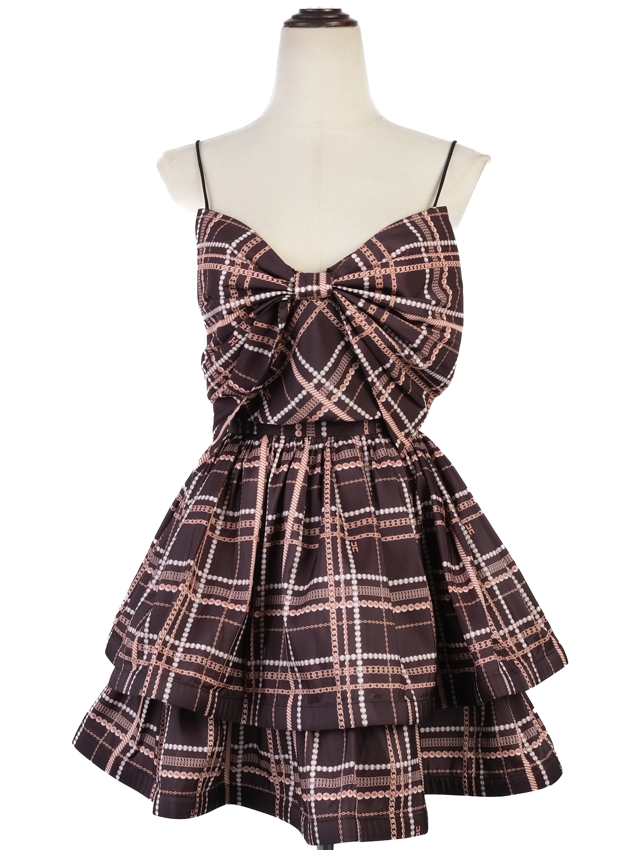 Elisabetta Franchi Black Polyester Suit Set — 2