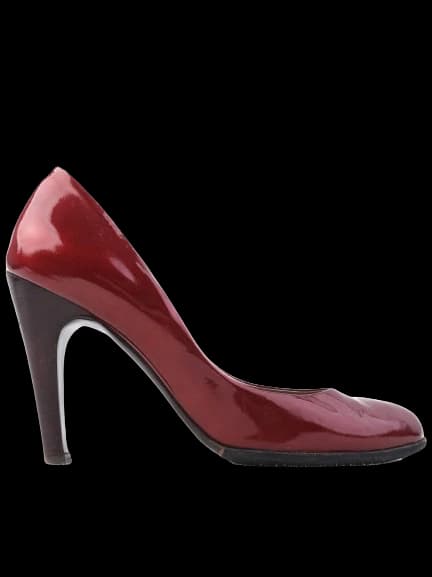 Salvatore Ferragamo Red Leather Pumps — photo 1