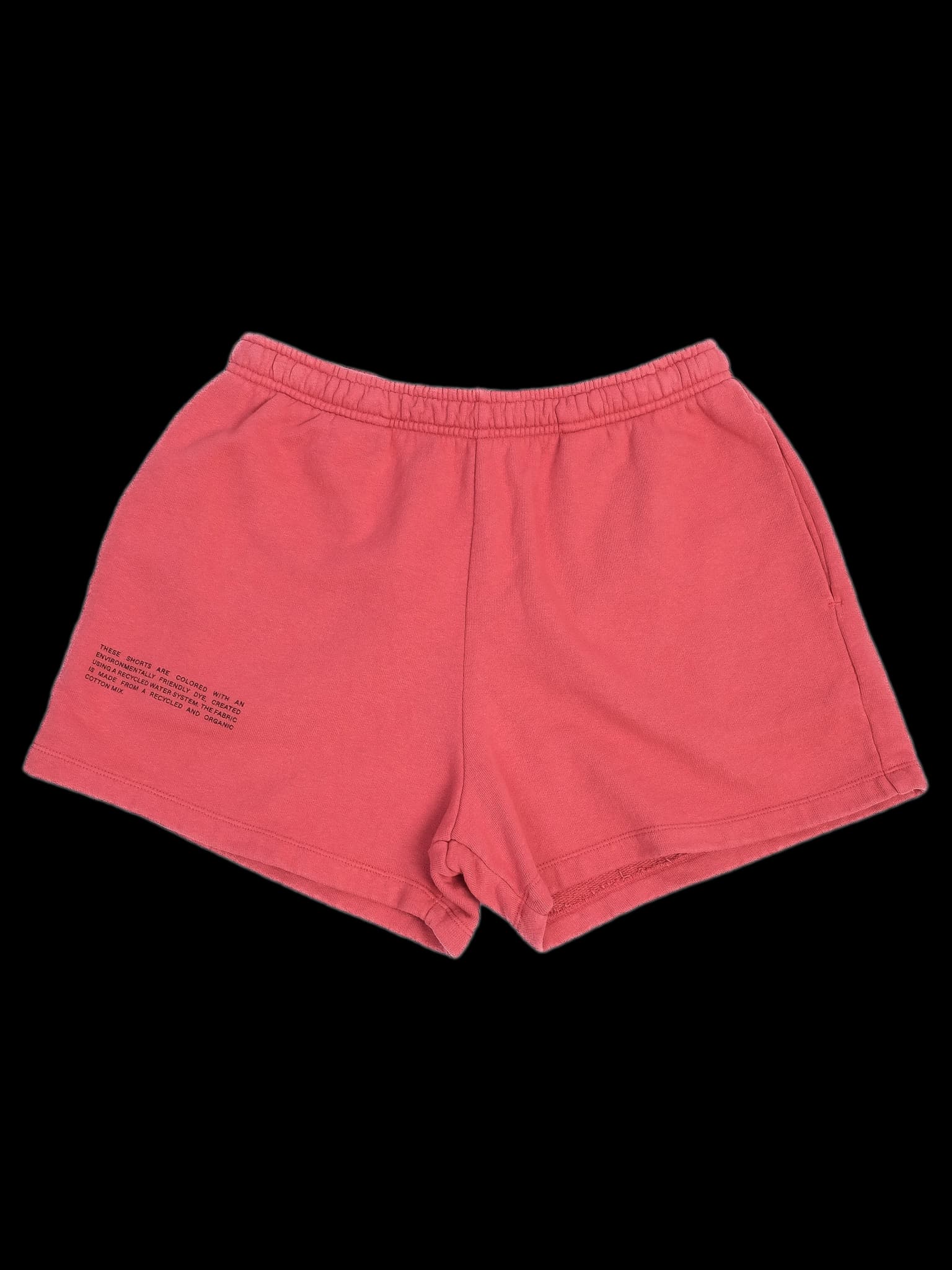 Pangaia Red Cotton Casual Shorts