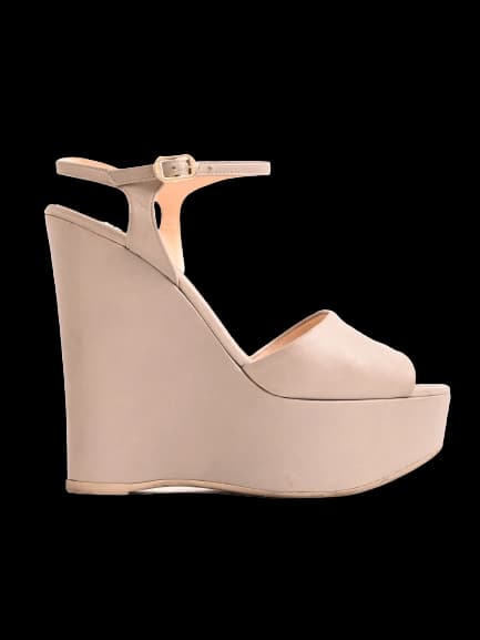 Ballin Gray Platform Sandals — photo 1