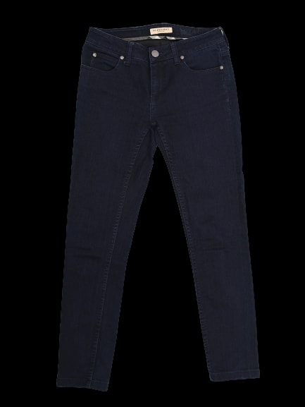 Burberry Blue Cotton Skinny Jeans — 1