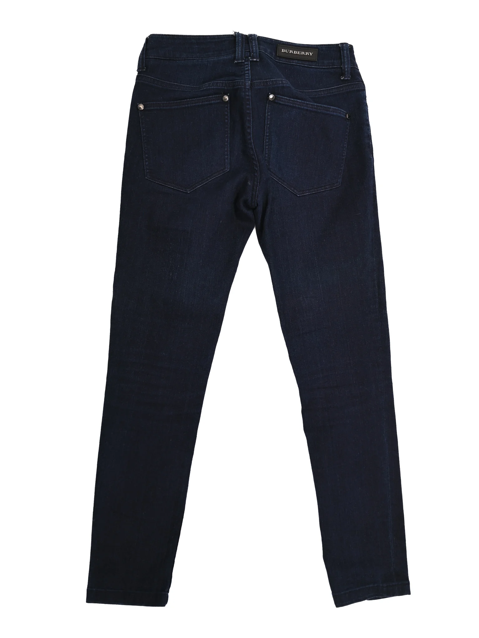 Burberry Blue Cotton Skinny Jeans — 2