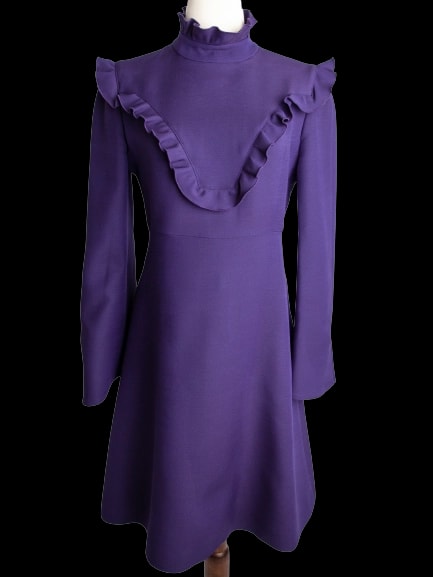 Fendi Purple Cotton Casual Dress — 1