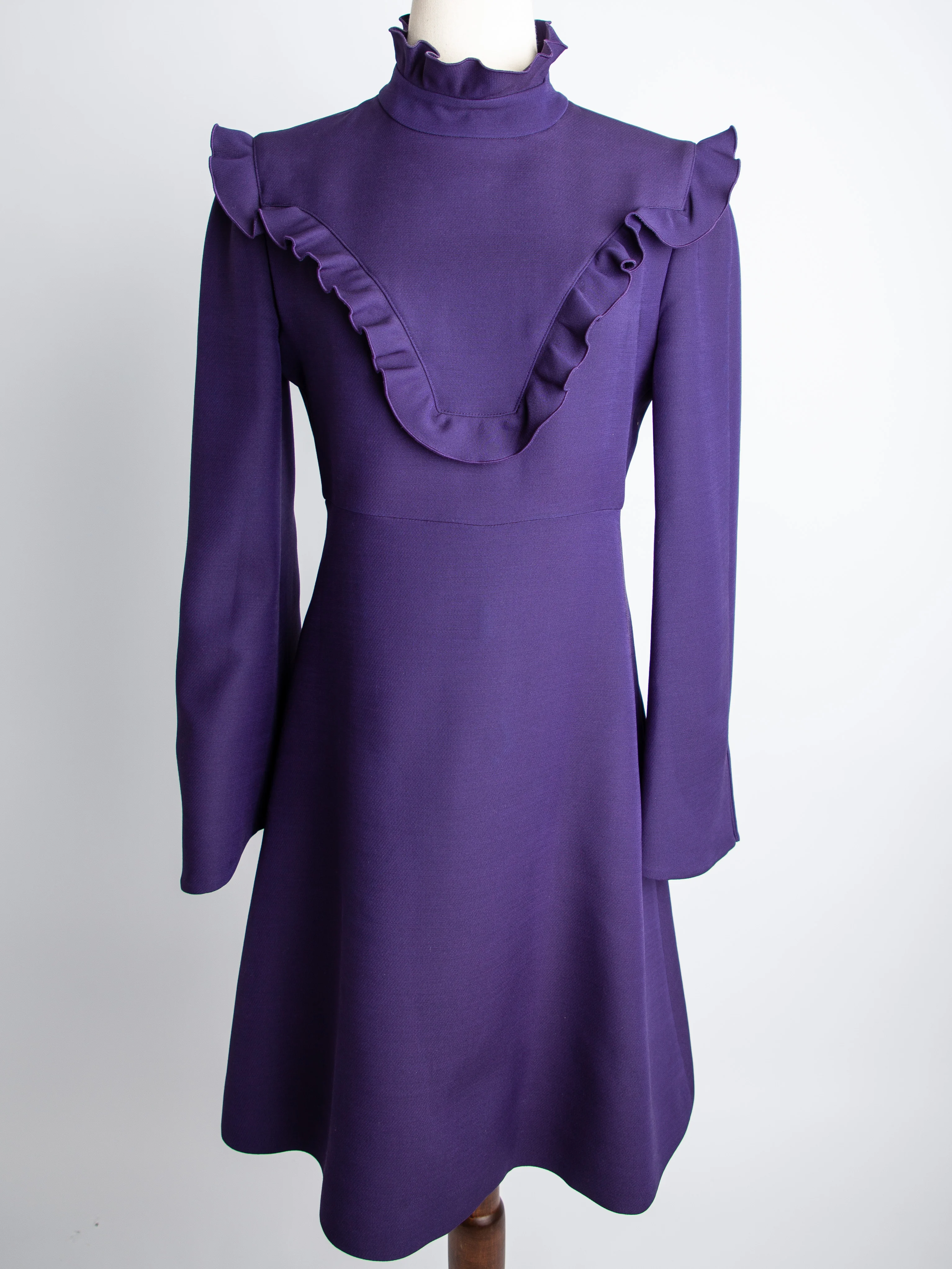 Fendi Purple Cotton Casual Dress — 3