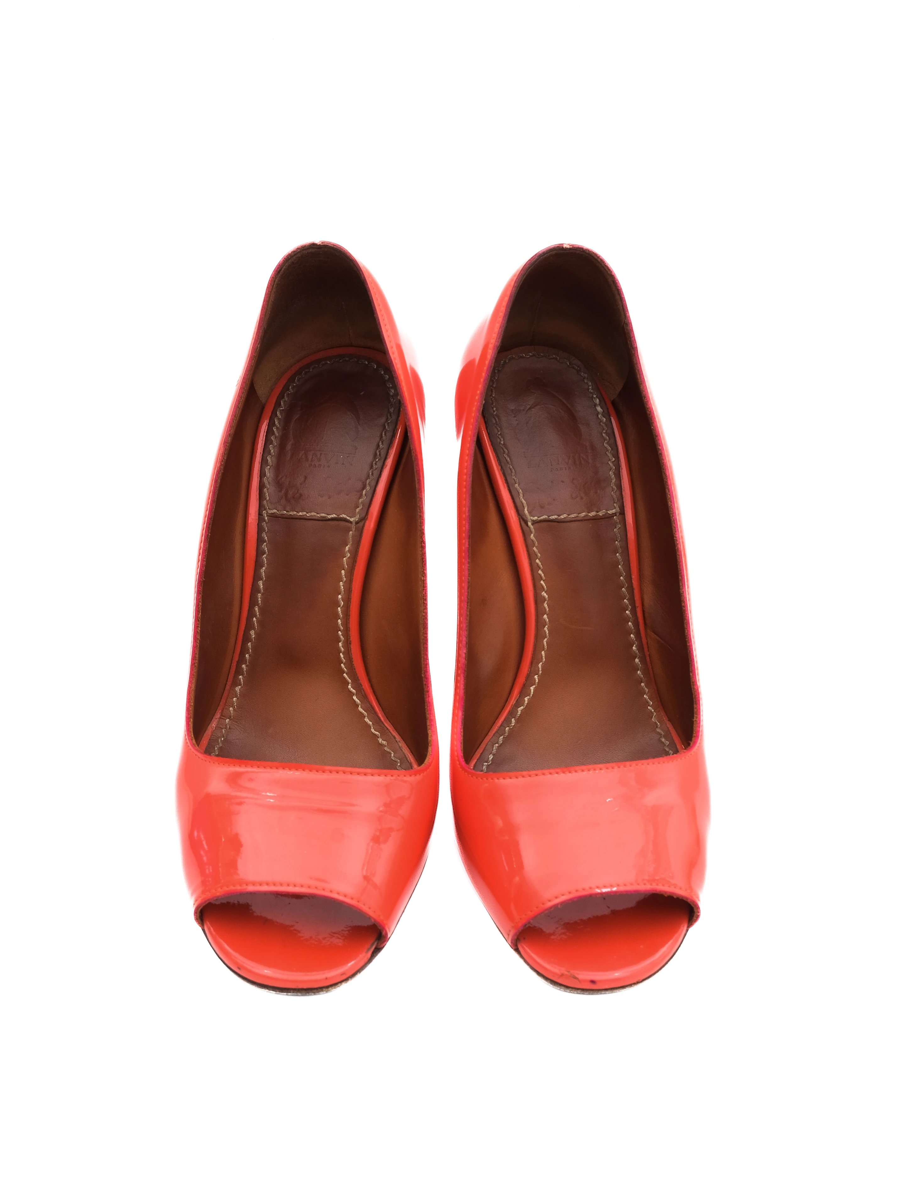 Lanvin Red Leather Pumps — 2